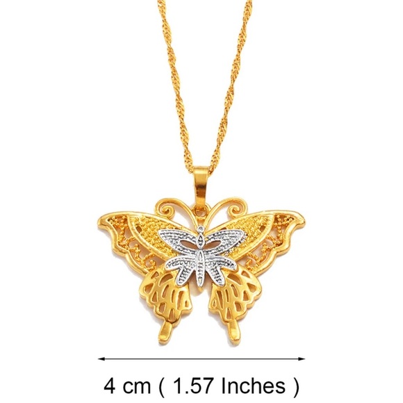 Butterfly necklace - Picture 5 of 5